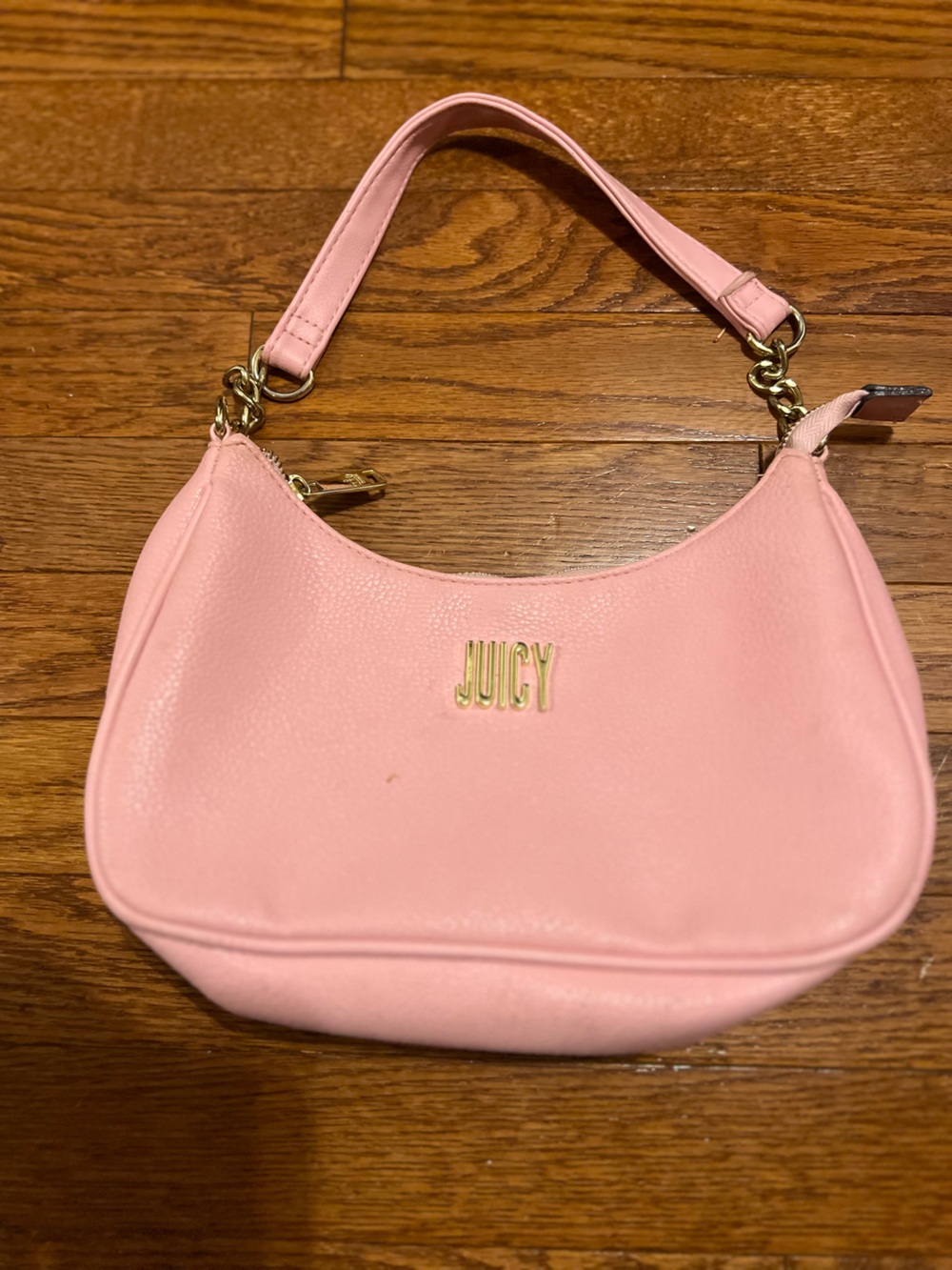 Juicy Couture Pink Shoulder Bag with Gold Hardware